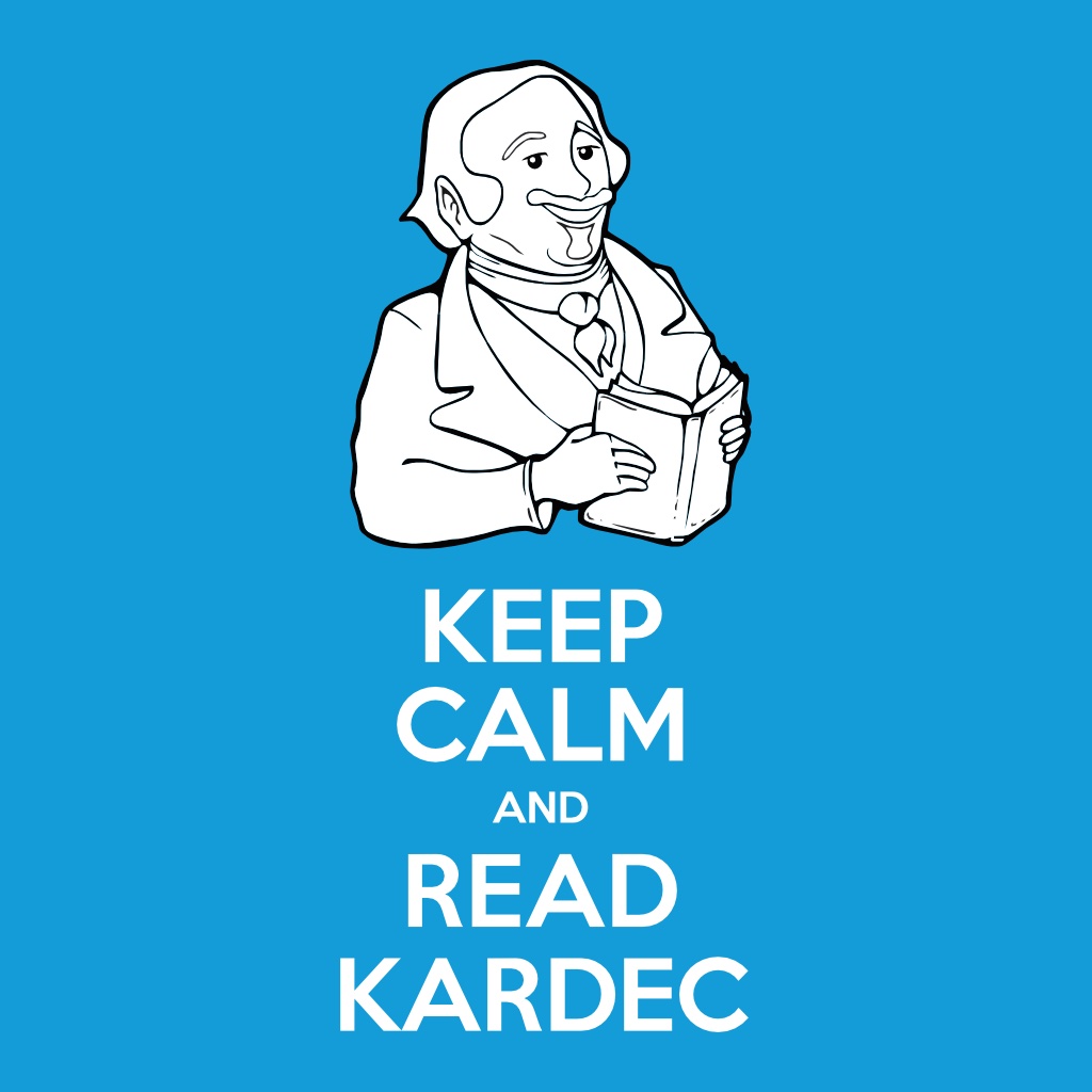 Keep Calm And Read Kardec logo